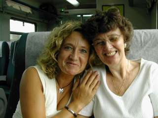 Ana - train friend on journey to Santiago
