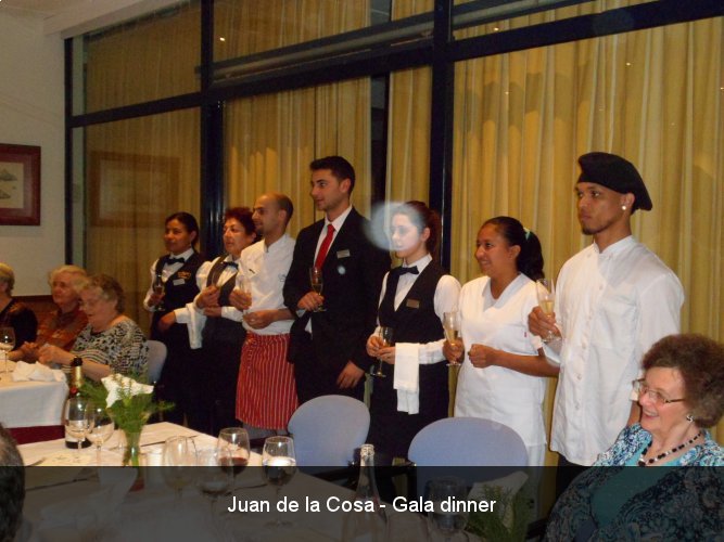 Juan de la Cosa - Gala dinner.